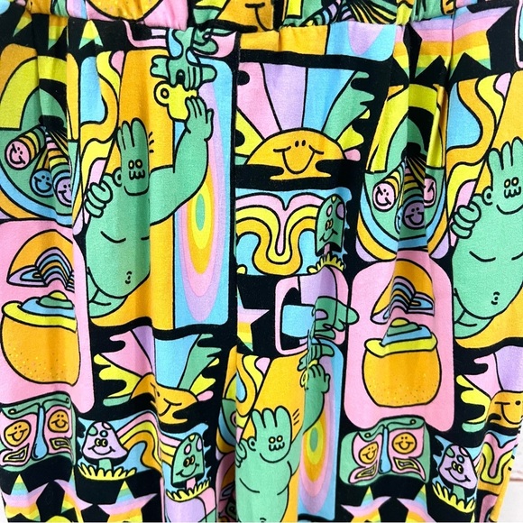 Nooworks Magic Suit One Piece Jumpsuit Colorful Florescent Neon Dreyfus Print - Picture 5 of 11